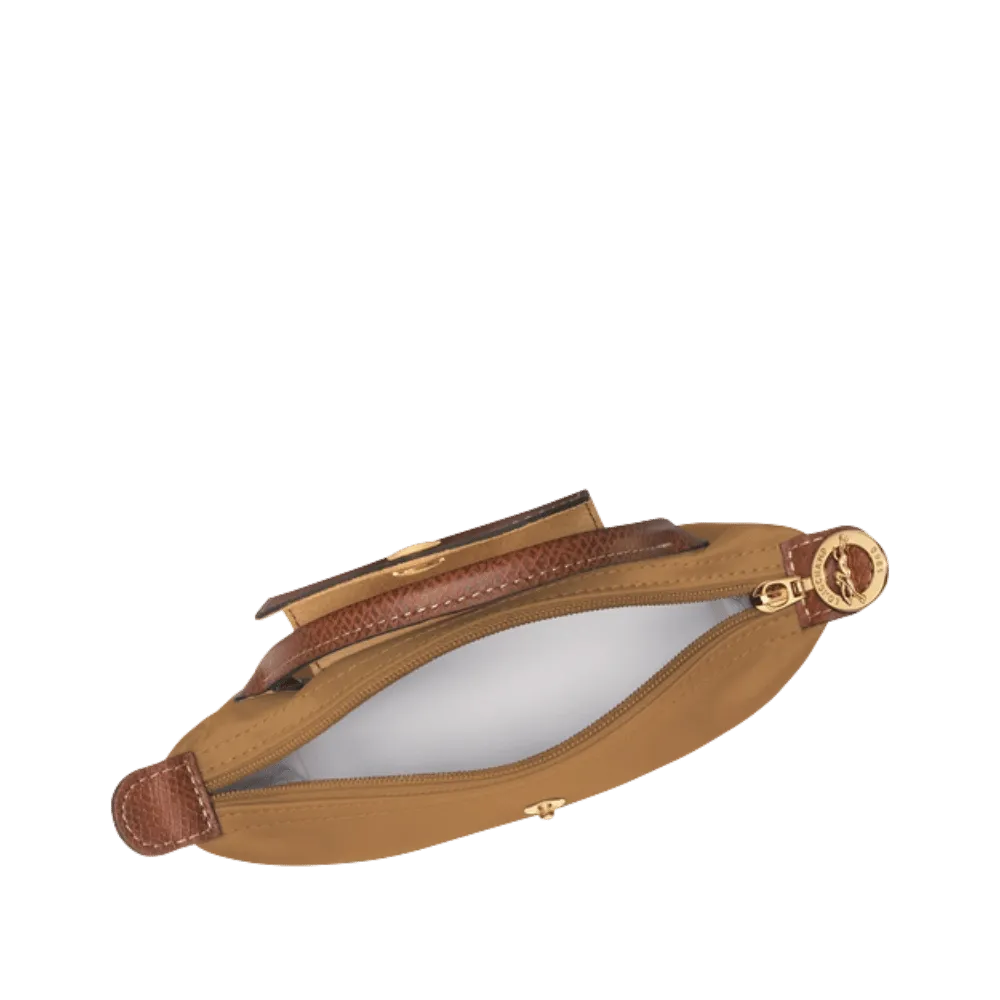 Longchamp Le Pliage Original Pouch with handle Fawn - Recycled canvas