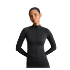 Nike X Skims Matte Women's Mock-Neck Full-Zip Jacket Obsidian
