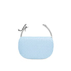 JW PEI Ione Woven Leopard Shaped Top Handle Bag - Light Blue