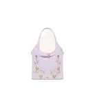 JW PEI Brooke Mini Belted Embellished Orchid Beaded Top Handle Bag - Lavender