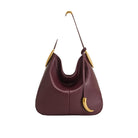 JW PEI Nina Metal Charm Hobo Bag - Burgundy