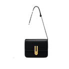 JW PEI Evania Lock Pebbled Shoulder Bag - Black