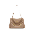 JW PEI Rhea Pebbled Double Buckle Shoulder Bag - Khaki