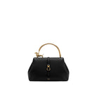 JW PEI Bruna Dachshund Metal Handle Top Handle Bag - Black