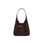 JW PEI Alina Faux Suede Hobo Bag - Chocolate Brown