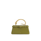 JW PEI Elena Snake Handle Top Handle Bag - Matcha Green