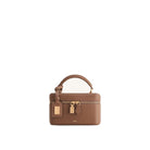 JW PEI Cleo Box Shape Top Handle Bag - Brown