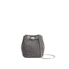 JW PEI Yara Faux Suede Hand-Woven Bucket Bag - Dark Grey