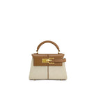 JW PEI Elise Top Handle Bag - Brown Canvas