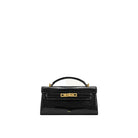 JW PEI Noor Top Handle Bag - Black Croc