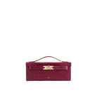 JW PEI Bria Structured Top Handle Bag - Burgundy Croc