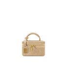 JW PEI Cleo Artificial Crystal Box Shape Top Handle Bag - Champagne