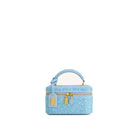JW PEI Cleo Artificial Crystal Box Shape Top Handle Bag - Blue