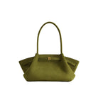JW PEI Hana Wide Faux Suede Tote Bag - Olive Green