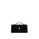 JW PEI Delphine Faux Suede Top Handle Bag - Black