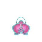 JW PEI Flora Orchid Shaped Top Handle Bag - Pink Blue