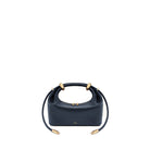 JW PEI Ellie Metal Ring Embellished Top Handle Bag - Navy