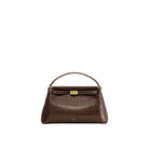 JW PEI Carmen Top Handle Bag - Dark Brown Croc