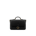 JW PEI Mirelle Pebbled Top Handle Satchel - Black