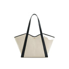 JW PEI Kiana Large Capacity Tote Bag - Black Canvas