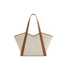 JW PEI Kiana Large Capacity Tote Bag - Brown Canvas