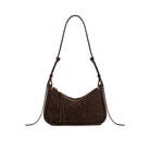 JW PEI Zirelle Woven Faux Suede Hobo Bag - Brown