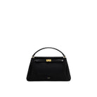 JW PEI Carmen Faux Suede Top Handle Bag - Black
