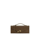 JW PEI Celeste Woven Textured Envelope Top Handle Bag - Mocha Brown