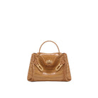 JW PEI Rhea Small Double Buckle Shoulder Bag - Light Brown Croc