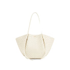JW PEI Nala Woven Texture Wide Tote Bag - Off-White