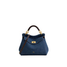 JW PEI Lucia Classic Handbag - Blue Denim