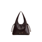 JW PEI Celandra Drawstring Hobo Bag - Dark Brown