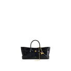 JW PEI Maeve Dachshund Metal Charm Tote Bag - Black Croc