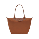 Longchamp Le Pliage Original L Tote bag Cognac - Recycled canvas