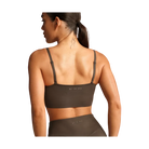 Nike X Skims Matte Women's Cami Longline Bra Dark Sepia