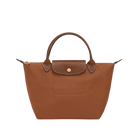 Longchamp Le Pliage Original S Handbag Cognac - Recycled canvas
