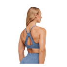 Gymshark Adapt Animal Seamless Sports Bra Worn Blue/Peri Blue