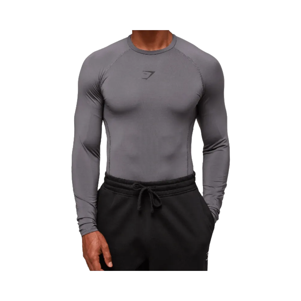 Gymshark Element Baselayer Long Sleeve T-Shirt Dark Grey