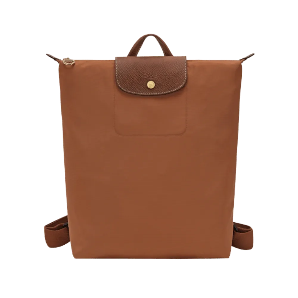 Longchamp Le Pliage Original M Backpack Cognac - Recycled canvas