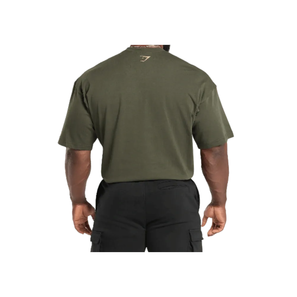 Gymshark Collegiate T-Shirt Strength Green