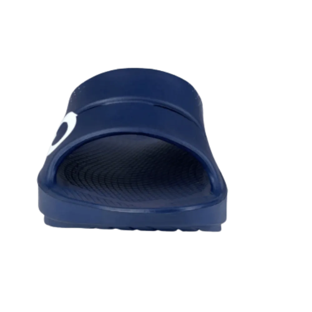 Oofos OOahh Sport Slide Sandal Navy