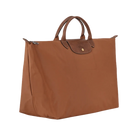 Longchamp Le Pliage Original L Travel bag Cognac - Recycled canvas