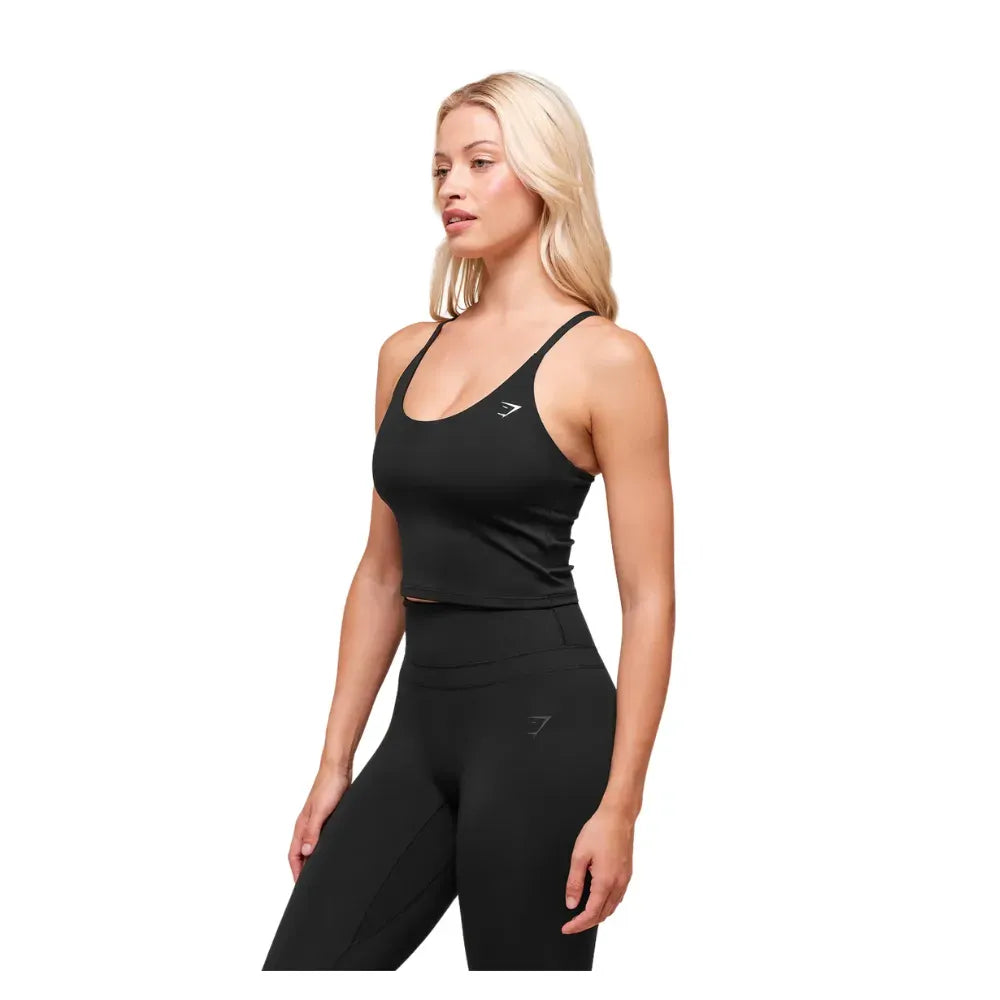 Gymshark Everyday Cami Tank With Shelf Black