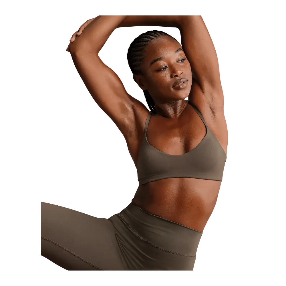 Nike X Skims Matte Women's Micro-Scoop Bra Dark Sepia