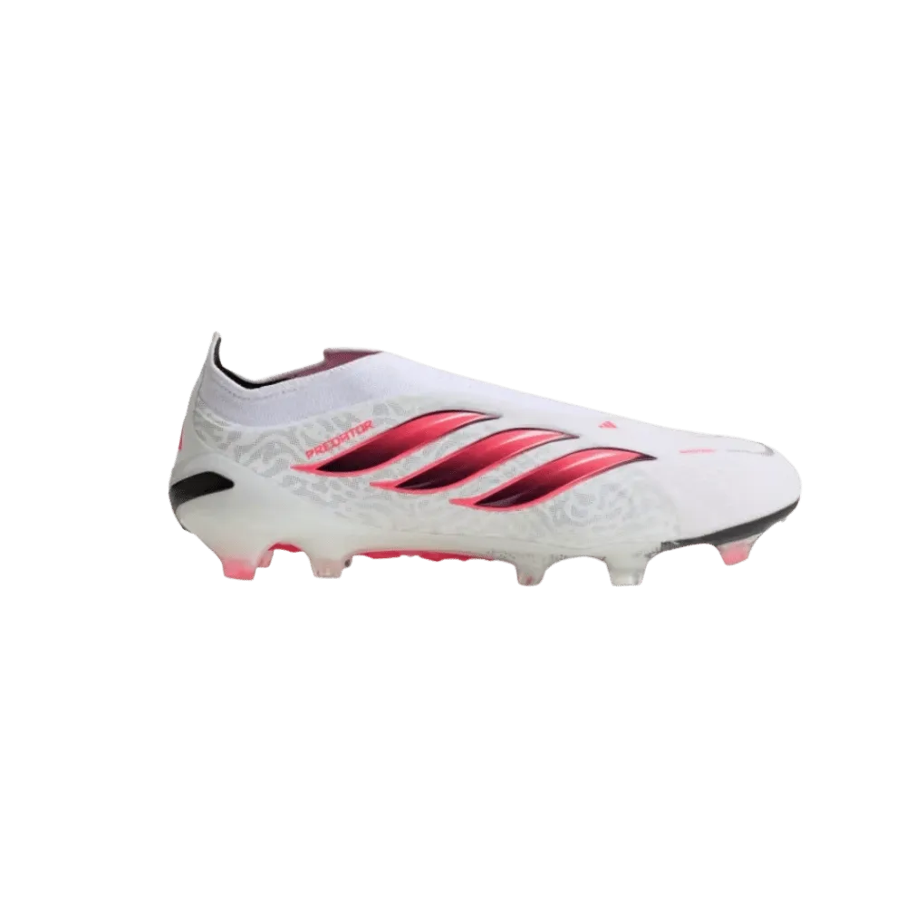 Adidas Predator Elite Laceless Firm Ground Soccer Cleats Cloud White
