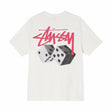 STUSSY ROLL THE DICE "WHITE" - dawntown