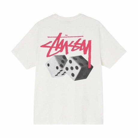 STUSSY ROLL THE DICE "WHITE" - dawntown