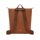 Longchamp Le Pliage Original M Backpack Cognac - Recycled canvas