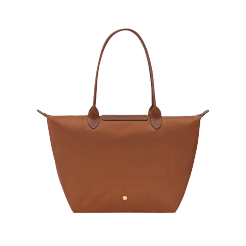 Longchamp Le Pliage Original L Tote bag Cognac - Recycled canvas