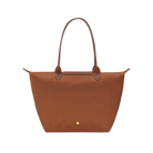 Longchamp Le Pliage Original L Tote bag Cognac - Recycled canvas